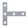 3" x 3" Zinc Plated Steel T-Plate