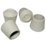 1-1/8" Off-White Plastic Anti-Skid Leg Tip