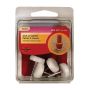 3/4" Plastic White Base Tack Glide
