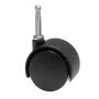 1-5/8" Black Wheel Dual-Wheel Caster