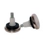 1-1/4" Metal Base With Rubber Cushion Threaded Stem Glide