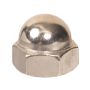 M5 x 0.8 Zinc Plated Acorn Cap Nut