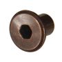 1/4-20 x 1/2" Bronze Connector Hex Drive Nut