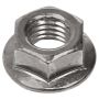 Écrou à embase, collet dentelé, gade 5