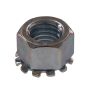 #10-24 Silver Zinc Plated Steel Keps Nut-4/Pack
