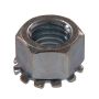 5/16-18 Silver Zinc Plated Steel Keps Nut-2/Pack