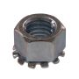 5/16-18 Silver Zinc Plated Steel Keps Nut-2/Pack