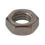 1/4-20 Silver Zinc Plated Jam Nut-4/Pack