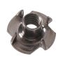 1/4-20 x 3/4" x 5/16" Zinc Plated 3-Prong Tee Nut-2/Pack