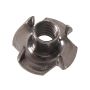 1/4-20 x 3/4" x 9/16" Zinc Plated 3-Prong Tee Nut-2/Pack