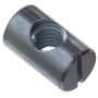 5/16-18 x 1/2" x 3/4" Plain Steel Dowel/Barrel Nut-1/Pack