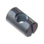 1/4-20 x 3/8" x 1/2" Slotted Drive Dowel/Barrel Nut-1/Pack