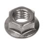 M10 x 1.5 Zinc Plated Flanged Nut-2/Pack