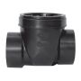 4" ABS Backwater Valve With Threaded Plug