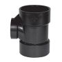 3" x 3" x 1-1/2" ABS Reducing Pipe Tee