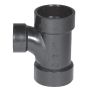 4" x 4" x 2" ABS Reducing Pipe Tee