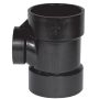 4" x 4" x 3" ABS Reducing Pipe Tee
