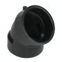 1-1/2" Short ABS 45 deg Pipe Elbow