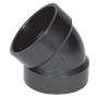 4" Short ABS 45 deg Elbow
