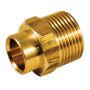 1/2" x 3/4" Compression x Male Brass Alloy Bar Stock