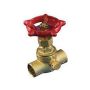 3/4" 125 PSI Solder Lead Free Brass Stop Valve With Drain