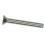 1/4-20 x 3" Zinc Flat Head Machine Screw-2/Pack