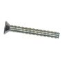 M5 x 0.8 x 10 mm Zinc Flat Head Machine Screw