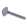 1/4-20 x 1/2" Zinc Thumb Screw