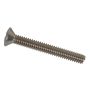 M8 x 1.25 x 20 mm Zinc Oval Head Machine Screw-1/Pack
