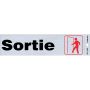Écriteau Sortie