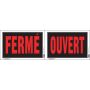 Écriteau Fermé/Ouvert