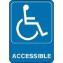 Écriteau Accessible aux handicapés