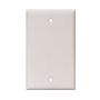 White Thermoset Blank Wallplate