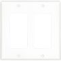 White Thermoset (2) Decorator Wallplate