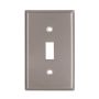 302/304 Stainless Steel (1) Toggle Switch Wallplate