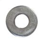 #6 Zinc Plated Steel SAE Flat Washer-36/Pack