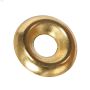 #6 Brass Finish Washer-10\/Pack