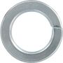 1/2" Zinc Plated Steel Grade 5 Split Lock Washer-4/Pack