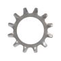 #10 Zinc Plated Steel External Tooth Lock Washer-4/Pack