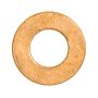 #6 x 3/8" Brass Flat Washer-6/Pack