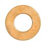 1/4" x 3/4" Brass Flat Washer-2/Pack