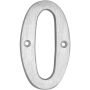 6" Aluminum Brushed Aluminum Classic House Number