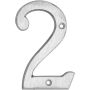 6" Aluminum Brushed Aluminum Classic House Number
