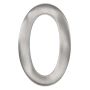4" Solid Metal Satin Nickel Modern House Number