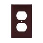 Thermoset (1) Duplex Receptacle Wallplate-Box