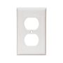 Thermoset (1) Duplex Receptacle Wallplate-Box