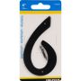 #6 - 4" Numéro de maison Aluminium moulé sous pression Noir
