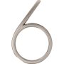 Numéros de maison flottants, en nickel brossé, 5"