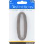 #0 - 4" Brushed Nickel Self-Adhesive Address Plaque Number