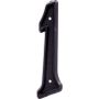#1 - 6" Numéro de maison noir en plastique